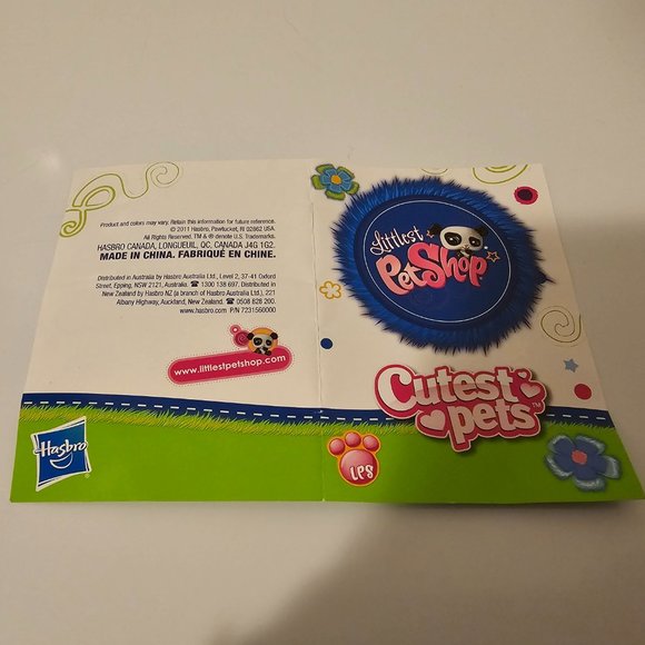 Hasbro Littlest Pet Shop #2435 Woodpecker Bird White Red w/ Original Checklist - Picture 8 of 8